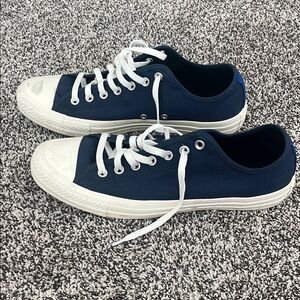 Converse Navy Blue Low-Top Sneakers